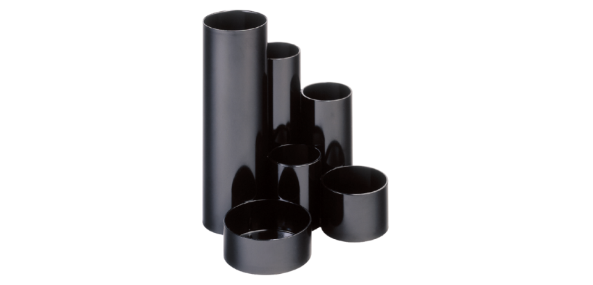 MAULtubo black organizer 6 compartments Ø150x125mm black