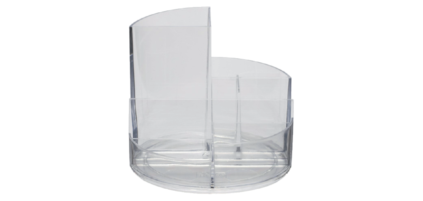 Organisator MAULrundbox 7 Fächer Ø140x125mm transparent