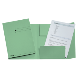 Chemise à 3 rabats Esselte A4 manille 275g  vert