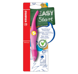Rollerpen STABILO Easyoriginal linkshandig roze/lichtroze blister à 1 stuk