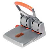 Perforateur Rapid Supreme HDC150/4 Heavy Duty 4 trous 150 feuilles argent/orange