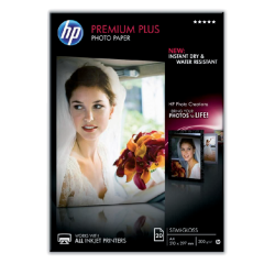 HP Premium Plus Photo Paper - photo paper - semi-glossy - 20 sheet(s) - A4 - 300 g/m²