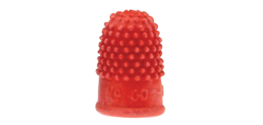 Doigtier de comptage Ø14mm rouge 20 pièces