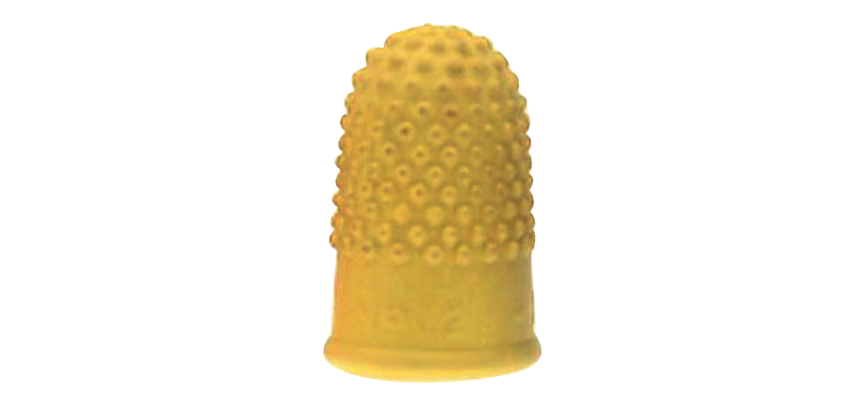 Doigtier de comptage Ø19mm jaune 20 pièces
