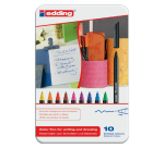 Fineliner edding 1200 Assorted Colors Box of 10 Pieces