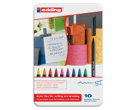 Fineliner edding 1200 fijn assorti blik à 10 stuks