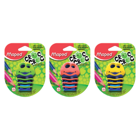 Taille-crayon Maped Croc Croc Bug 2 trous assorti