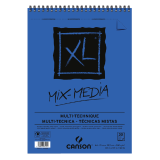 En_bloc dibujo acuarela canson xl mix media grano medio din a4 microperforado espiral 21x29,7 cm 30 hojas 300 gr/m2