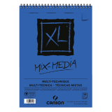 En_bloc dibujo acuarela canson xl mix media grano medio din a3 microperforado espiral 29,7x42cm 30 hojas 300 gr/m2