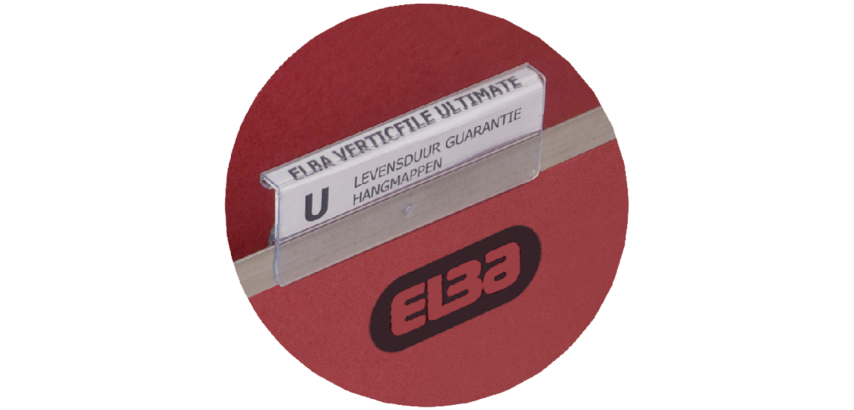 Elba Hängetaschenreiter für Vertikalmappen 65mm transparent 25 Stück