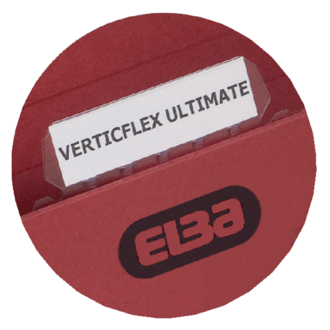 Cavaliers Elba pour verticflex dossiers suspendus transparent