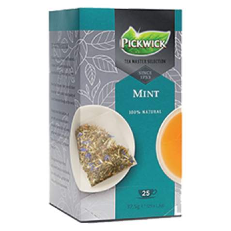 Pickwick Tea Master Selection, menthe, paquet de 25 pièces