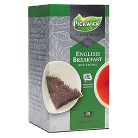 Pickwick Tea Master Selection, English Breakfast, paquet de 25 pièces