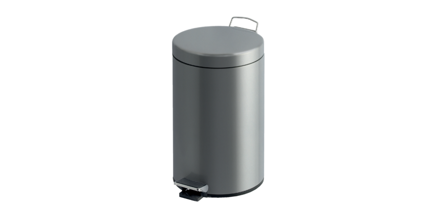 Pedaalemmer V-part 12 liter mat rvs