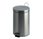 Poubelle à pédale V-part 20L inox mat