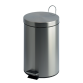 Afvalbak pedaalemmer RVS rond 20 liter