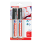 Viltstift edding 800 schuin 4-12mm zwart blister à 2 stuks