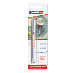 Marqueur peinture edding 780 à base d'huile 0,8mm argent blister 1 pièce
