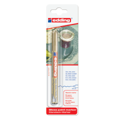 Marqueur peinture edding 780 à base d'huile 0,8mm or blister 1 pièce