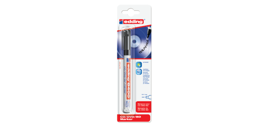 CD marker edding 8400 bullet 0.5-1mm black blister