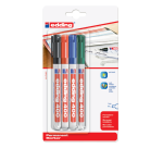 Edding 400 bullet marker 1mm assorted blister 4 pieces
