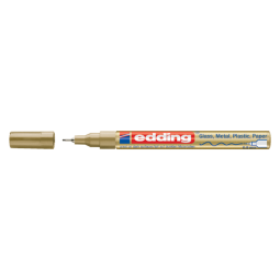 Viltstift edding 780 lakmarker rond 0.8mm goud