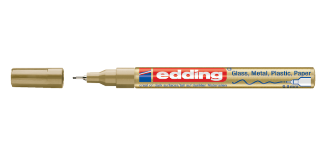 Paintmarker edding 780 op oliebasis 0.8mm goud