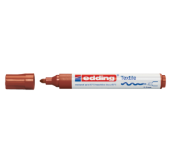 Marqueur Textile edding 4500 ogive 2-3mm marron