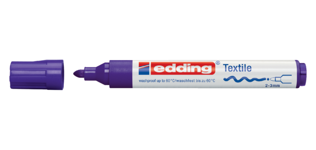 Textile Marker edding 4500 bullet 2-3mm violet