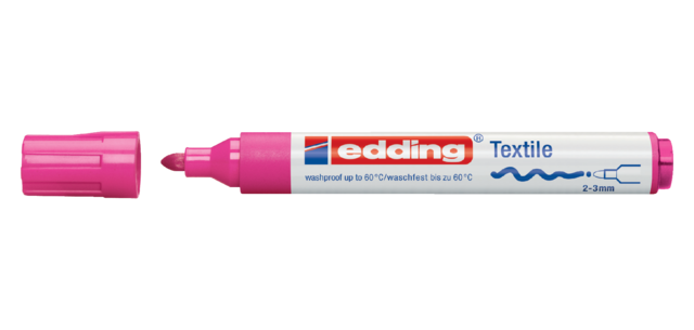 Textile Marker edding 4500 bullet tip 2-3mm pink