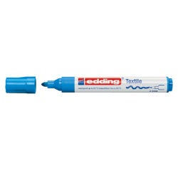 Textielmarker edding 4500 rond 2-3mm lichtblauw