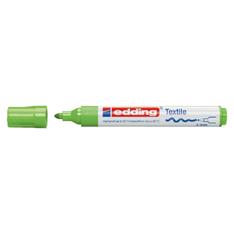 Textielmarker edding 4500 rond 2-3mm lichtgroen