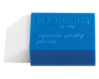 Gum edding R20 45x24x10mm met blauwe houder kunststof wit