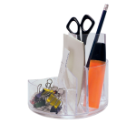 Organisator MAULrundbox 7 Fächer Ø140x125mm transparent