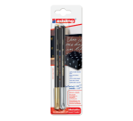 Fineliner edding 1200  053-054 Fin or/argent blister 2 pièces