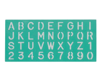 Trace-lettres Linex 30mm majuscules, minuscules et chiffres
