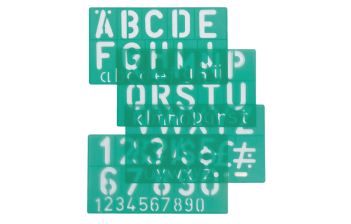 Lettertracers en sjablonen