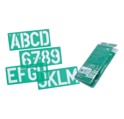 Trace-lettres Linex 100mm majuscules, minuscules et chiffres