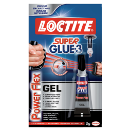 Colle seconde Loctite Powerflex gel tube 3g blister