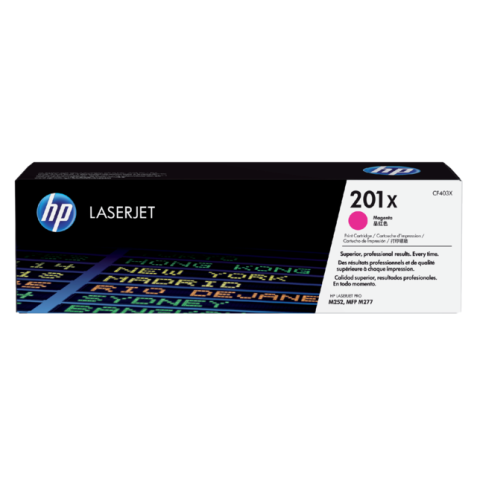 Cartouche toner HP CF403X 201X rouge