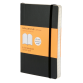 Carnet de poche Moleskine ligné 90x140mm couverture souple noir