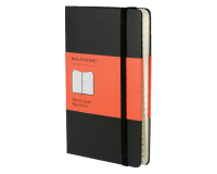 Carnet d’adresses Moleskine Pocket 90x140mm couverture rigide noir