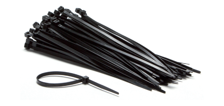 Serre-câbles IEZZY nylon 4,6x200mm Ø49,5mm noir 100 pièces