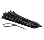IEZZY cable ties nylon 4.8x300mm Ø81mm black 100 pieces