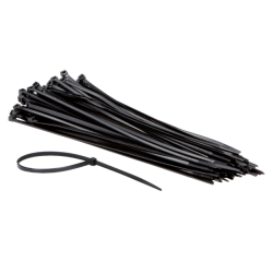 Kabelbinders IEZZY nylon 4.8x300mm D 81mm zwart 100 stuks