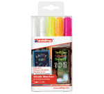 Edding 4095 chalk marker bullet 2-3mm assorted case 5 pieces