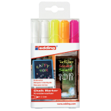 Edding 4095 chalk marker bullet 2-3mm assorted case 5 pieces