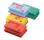 Eponge à récurer Scotch-Brite surface délicate 70x130mm jaune 10 pièces