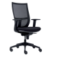 Chaise de bureau Euroseats Curve pied croix plastique noir