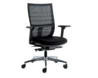 Bureaustoel Euroseats Curve Deluxe zwart
